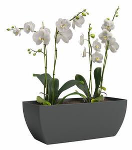 Fioriera in plastica riciclata 30 cm Siena – Artevasi