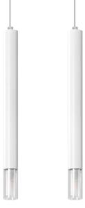 Sollux SL.0958 - Lampadario su corda VIZIER 2xG9/40W/230V bianco