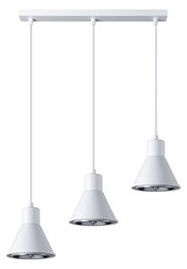 Sollux SL.0988 - Lampadario su filo TAZILA 3xES111/60W/230V bianco