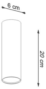 Sollux SL.0997 - Faretto LAGOS 1xGU10/10W/230V 20 cm bianco