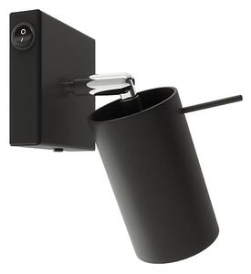 Sollux SL.1049 - Faretto da parete RING 1xGU10/10W/230V nero