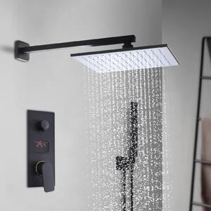Rubinetto a parete moderno - Rubinetto per bagno - Rubinetto per doccia - Miscelatore - Doccetta a mano - Montaggio a parete