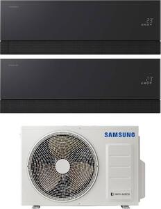 Samsung Climatizzatore Dual Split Inverter 7000+9000 btu Condizionatore con Pompa di Calore Gas R32 Wi-Fi Classe A+++/A++ (Unit Interna + Unit Es