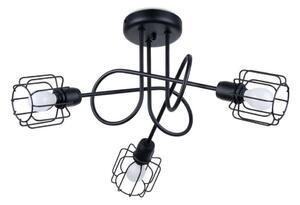 Sollux SL.1118 - Lampadario a sospensione con supporto rigido BELUCI 3xE14/40W/230V nero