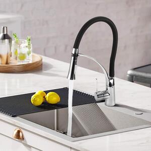 Rubinetto da cucina - Miscelatore per cucina - Rubinetto da cucina con doccetta estraibile - Miscelatore da cucina per acqua calda e fredda