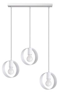 Sollux SL.1138 - Lampadario a sospensione con filo TITRAN 3xE27/60W/230V bianco