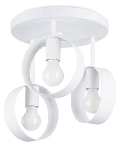 Sollux SL.1136 - Lampadario a sospensione con supporto rigido TITRAN 3xE27/60W/230V bianco