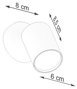 Sollux SL.1123 - Lampada da parete LEMMI 1xGU10/40W/230V bianca