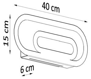 Sollux SL.0931 - Applique SACCON 2xG9/40W/230V