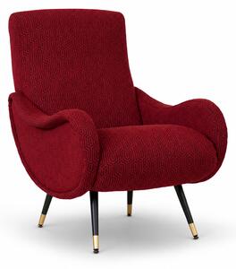 Poltrona Miss Tessuto e Velluto Premium - Design Iconico
