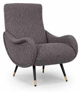 Poltrona Miss Tessuto e Velluto Premium - Design Iconico