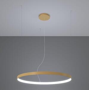 Thoro TH.217 - Lampadario LED a sospensione con filo RIO LED/30W/230V CRI95 4000K diametro 55 cm oro