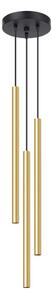 Sollux SL.1197 - Lampadario a sospensione con filo PASTELO 3xG9/8W/230V oro