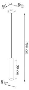 Sollux SL.1200 - Lampadario a sospensione con filo LAGOS 1xGU10/10W/230V oro