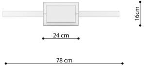 Thoro TH.248 - Lampadario LED a sospensione con filo RIO LED/50W/230V CRI90 3000K diametro 78 cm oro