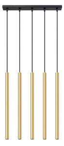 Sollux SL.1198 - Lampadario a sospensione con filo PASTELO 5xG9/8W/230V oro