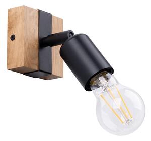 Sollux SL.1295 - Faretto ZUCA 1xE27/15W/230V nero