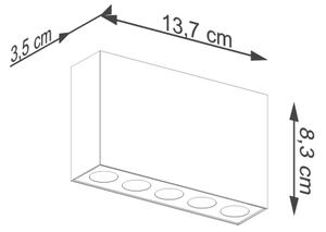 Sollux SL.1212 - Faretto LED SOLE LED/11W/230V nero