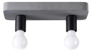 Sollux SL.1157 - Faretto TAVO 2xE27/15W/230V calcestruzzo