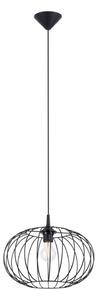 Sollux SL.1185 - Lampadario a sospensione con filo TSUNO 1xE27/15W/230V nero