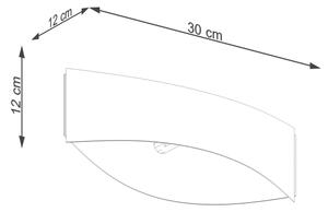 Sollux SL.1188 - Lampada da parete TONI 1xG9/8W/230V bianco