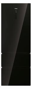Haier Frigorifero Combinato 3 Porte Capacit 483 Litri Classe energetica D Raffreddamento No Frost colore Nero - HTW7720DNGB 3D 70 Serie 7