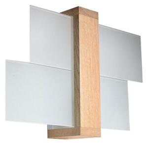 Brilagi - Applique a LED HERA 1xE27/7,5W/230V legno