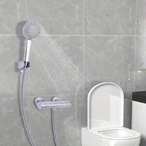 Rubinetto da bagno - Miscelatore per bagno - Rubinetto per doccia - Miscelatore - Termostato per bagno - Con doccetta manuale - Montaggio a parete