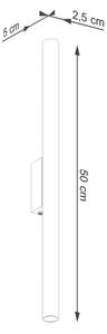 Sollux SL.1178 - Applique PASTELO 2xG9/8W/230V nero