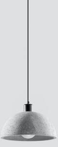 Sollux SL.0847 - Lampadario su filo PABLITO 1xE27/60W/230V calcestruzzo