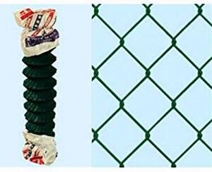 Brugel Rete zincata plastificata L25xh1mt maglia sciolta romboidale recinzioni esterno