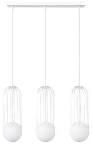 Sollux SL.1333 - Lampadario a sospensione con filo BRINA 3xG9/8W/230V bianco