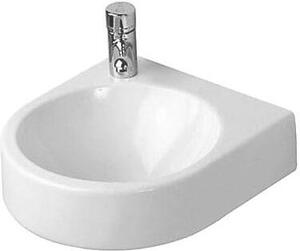 DU Architec Lavabo da 360 mm senza bacinella, w.HLB, HL sinistra, bianco