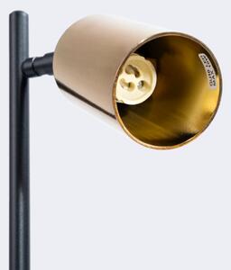 Sollux SL.1389 - Lampada da tavolo WINX 1xGU10/10W/230V nero/oro