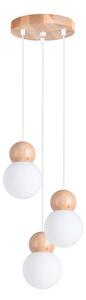 Sollux SL.1391 - Lampadario a sospensione con filo PEKKA 3xG9/8W/230V bianco