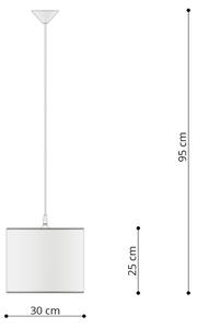 Sollux SL.1414 - Lampadario a sospensione per bambini PRINCESS 1xE27/15W/230V diametro 30 cm