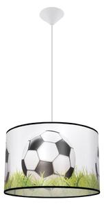 Sollux SL.1429 - Lampadario a sospensione per bambini FOOTBALL 1xE27/15W/230V diametro 40 cm