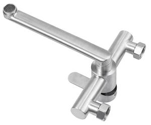 Rubinetto a parete - Rubinetto da cucina - Rubinetto per lavello - Miscelatore - Miscelatore da cucina - Bocchetta girevole a 360°