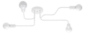 Sollux SL.1442 - Lampadario a plafone VECTOR 4xE27/15W/230V bianco