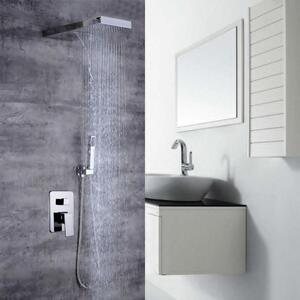 Rubinetto per doccia - Rubinetto per bagno - Miscelatore - Set per doccia - Doccetta - Acciaio inossidabile 304 e ottone - 2 modalità di erogazione e montaggio a parete