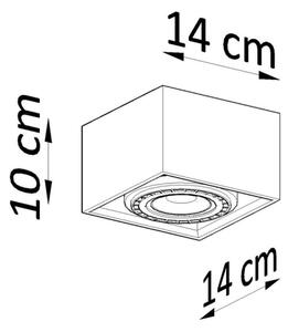 Sollux SL.0915 - Plafoniera QUATRO AR111 1xGU10/40W/230V faggio