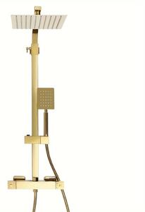 Rubinetto termostatico - Rubinetto per doccia - Set di rubinetti per doccia - Miscelatore termostatico - Set per doccia - Colore oro
