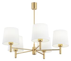 Brilagi - Lampadario a stelo MONTE 5xE27/60W/230V crema/oro