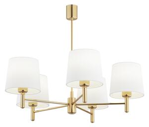 Brilagi - Lampadario a stelo MONTE 5xE27/60W/230V crema/oro