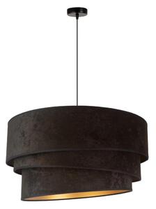 Duolla - Lampadario a sospensione con filo DEVON 1xE27/40W/230V diametro 45 cm nero/oro