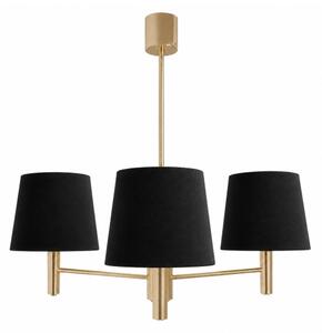 Brilagi - Lampadario a stelo MONTE 3xE27/60W/230V nero/oro