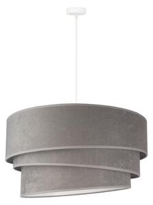 Duolla - Lampadario a sospensione con filo DEVON 1xE27/40W/230V diametro 45 cm grigio