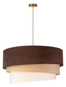 Duolla - Lampadario a sospensione con filo DEVON 1xE27/40W/230V diametro 45 cm marrone/beige