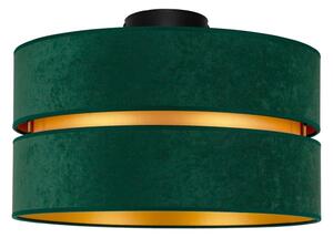 Duolla - Plafoniera DUO 1xE27/40W/230V diametro 40 cm verde/oro