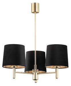 Brilagi - Lampadario a stelo MONTE 3xE27/60W/230V nero/oro